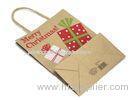 Brown Stand Up Kraft Colored Paper Bags With Handles for lunch