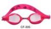 Custom Colorful Child Swim Goggles Pink Kids Swimming Glasses with UV