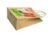 Eco - Friendly Twist Handles Colored Kraft Paper Gift Bags For Shopping