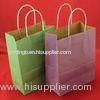 Foldable Colored Paper Gift Bags / Recyclable Twisted Handle Paper Bags