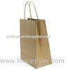 Brown Kraft Paper Bags With Handles , Kraft Paper Favor Bags For Packaging