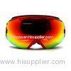 Outdoor Skiing Goggles , TPU Frame Mirrored Ski Goggles for Womens / Mens