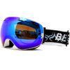 Purple PC CA Lens Mirrored Snowboarding Goggles With Camera / G Sensor