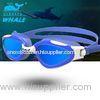 Adult Blue Polarized Swimming Goggles with Mirror Coating and Long Lasting