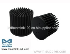 Aluminum LED Pin Fin Heat Sink Φ68mmH60mm for Edison