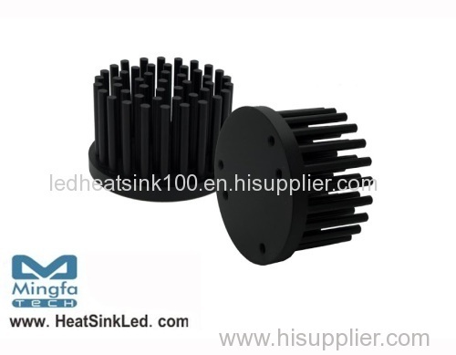 Aluminum LED Pin Fin Heat Sink Φ48mmH30mm for Edison