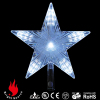 christmas tree topper star white color led light