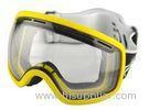 Custom Clear Ski Goggles With Interchangeable Lenses , Impact Resistance