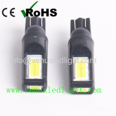 Vehicle Car 7W T10 W5W COB White Turning Signal Light Wedge Bulb internal