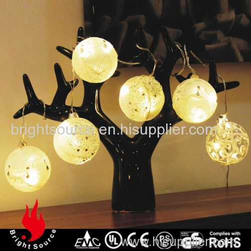 christmas ball ornaments led string lights