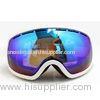 Comfort Ladies Ski Glasses Polarized Snowboard Goggles Purple , Adjustable Strap