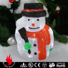 ice sculpture black hat snowman