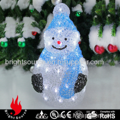 ice sculpture happy snowman