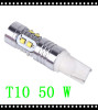 White 50W T10 194 161 W5W 10*CREE XPE R3 LED Car Light Side Wedge Lamp Bulb New Arrival Vehicle LED Lighting