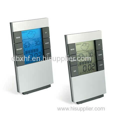 DESKTOP WEATHER STATION LCD CLOCK WITH BACKLIGHT