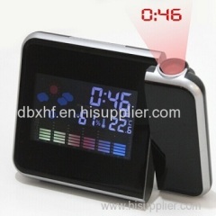 DESKTOP PROJECTION WEATHER STATION LCD CLOCK WITH BULE BACKLIGHT