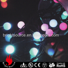 frosted ball multi color LED string decorative lights