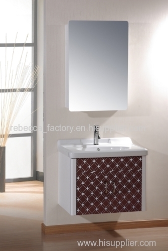 70CM PVC bathroom cabinet wall hung cabinet vanity for sale