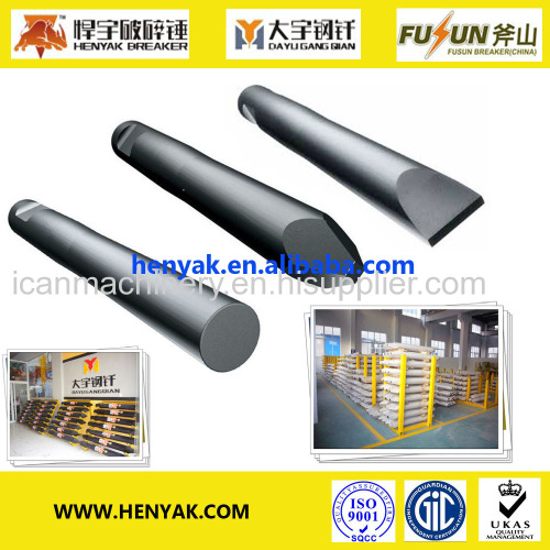 FR22 Breaker Chisel used for FURUKAWA Hydraulic Breaker Hammer of Excavator Spare Part