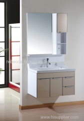 80CM PVC bathroom cabinet wall hung cabinet vanity for sale