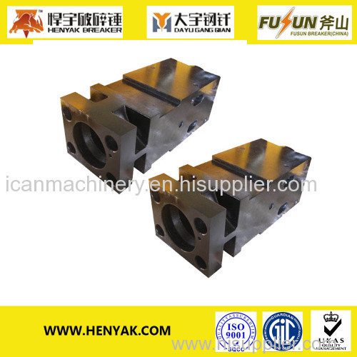 Hydraulic Cylinder Front Head used for Hydraulic Rock Breaker Hammer of Excavator Spare Part