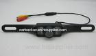 Plastic Universal License Plate Backup Camera With Distance Line , Car Reverse Camera