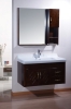 80CM solid wood bathroom cabinet wall hung cabinet vanity for sale