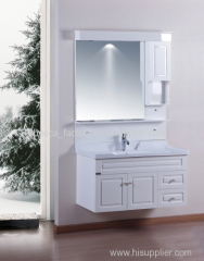 80/90/100CM bathroom cabinet archaistic cabinet vanity PVC instead wall hung