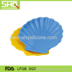 100% food grade silicone rubber child plate