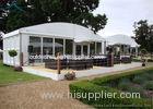 Dome White Marquee Tents Aluminium Fireproof PVC Roof For Exhibition