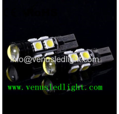 T10 W5W 5050 SMD 8 LED 1.5W Q5 CREE CANBUS Car Wedge Light Lamp Bulb White 12V