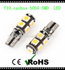 T10 W5W 194 927 161 CANBUS 9 SMD 5050 LED Car Side Wedge Light turn signal light Lamp Decode