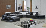 U. K. Home Living Room Furniture Leather Sofa H2217