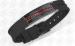 Magnetic Bio Red Carbon Fiber Bracelet PVD IP Black Silicone