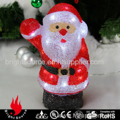 battery operated ice sculpture santa