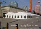 500 People White PVC Roof Exhibition Tents With Clear Windows