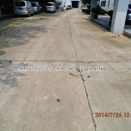 how to seal garage floor crack