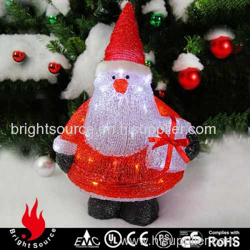 3D lighting red hat santa