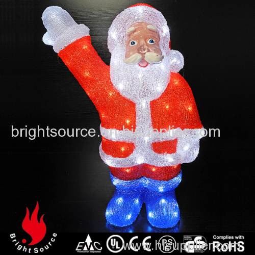 3D lighting middle santa