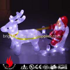 animal light deer sledge