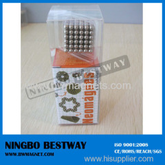 N38 D5mm Ni Coating NdFeB Magnet Ball