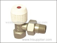 Brass Radiator Valve Nickel Plated