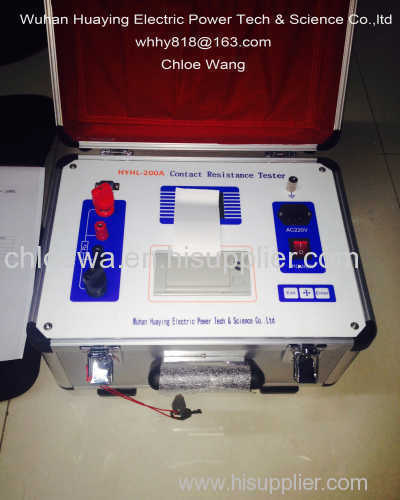 high voltage ontact resistance tester 200A