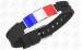 French Flag Stainless Steel Magnetic Bracelets With Germanium