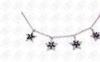 Five-pointed Star Charms Long Chain Necklace for women , Locket pendant necklace