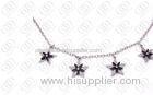 Five-pointed Star Charms Long Chain Necklace for women , Locket pendant necklace