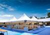 White Heavy Duty Pagoda Tents For Wedding PVC Fabric UV - Resistant