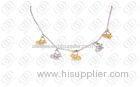 TUV Stainless Steel Necklace Chain Womens With Butterfly Charms