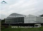 Dome Shape 15m * 30m Outdoor Exhibition Tents With Glass Wall And Glass Door