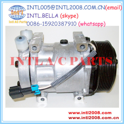 A/C air Compressor SD7H15 Sanden 4822 3551405C1 3551405-C1 CO 4822C for International Navistar Kenworth Peterbilt Volvo